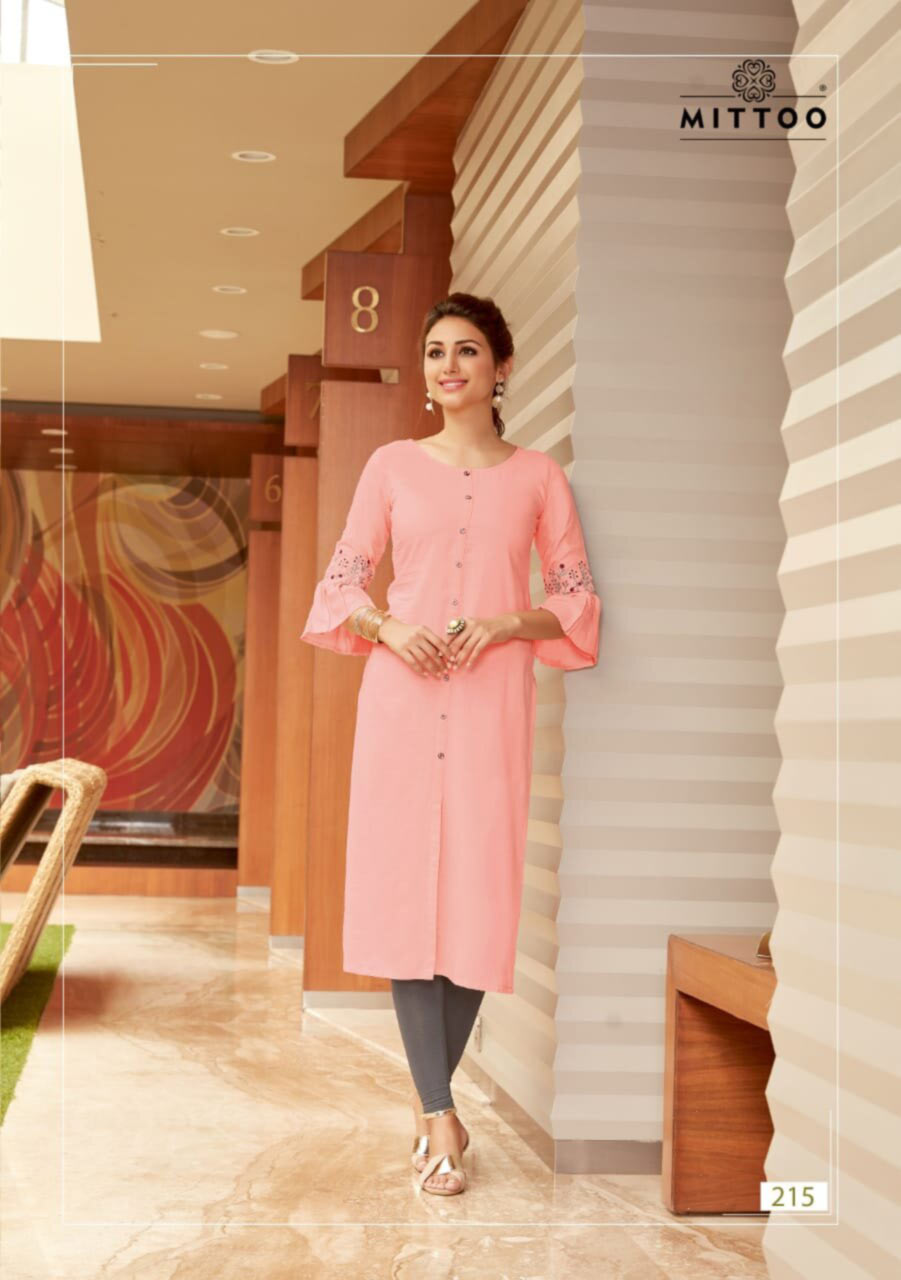 Mittoo Payal Vol-12 Straight Kurti Catalog Mittoo Payal Vol-12 Straight Kurti Catalog